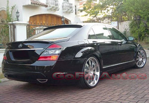 Козырек на заднее стекло для Mercedes W221