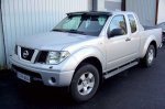 NAVARA 2005- Козырек на лобовое стекло, темнодымчатый