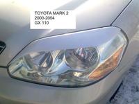 Реснички на фары, пластик, новые, для TOYOTA MARK2 GX11# (00-)