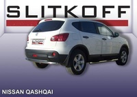 Защита заднего бампера NIQ11-009 для NISSAN QASHQAI