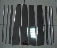 Хромированные накладки на дверные стойки для LEXUS GX460 Хромированные накладки на дверные стойки для LEXUS GX460