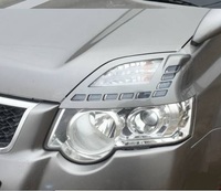 Реснички на фары для Nissan X-Trail 2009-13