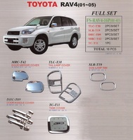 Хромированные накладки кузова для TOYOTA RAV4 (00-03)