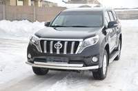 Защита переднего бампера (дуга) TOYOTA LAND CRUISER PRADO 150 (2010-) двойная