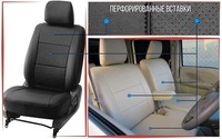 Оригинальные чехлы Platinum черные для Toyota Harrier 2013-17г