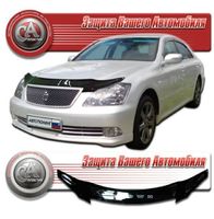 Дефлектор капота (черный, серый, прозрачный) для Toyota Crown 2004-2008г.