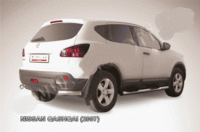 Защита заднего бампера уголки для NISSAN QASHQAI