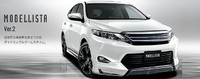 Губа на передний бампер Modellista для Toyota Harrier 2014-17г