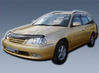 Дефлектор капота (черный) TOYOTA CALDINA T210 (97-02)