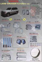 Хромированные накладки кузова FS-L/C10 Тайвань LAND CRUISER 100 (05-07)