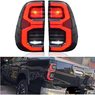 Стопы диодные, дизайн 2020г для Toyota Hilux Pick Up 2015+ (красные)