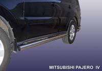 Пороги труба ф 76 Mitsubishi Pajero IV Артикул: MPJ012