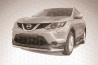 Защита переднего бампера d57 для Nissan QASHQAI (2014)