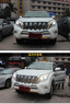 Фары ангельские глазки в стиле Mercedes для LAND CRUISER PRADO (2013+) 
