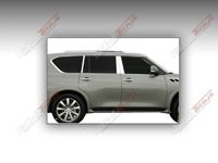 Хромированные накладки на стойки для QX56