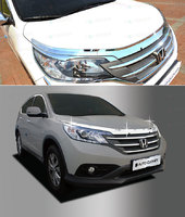 Дефлектор на капот хром для HONDA CR-V (2012-)