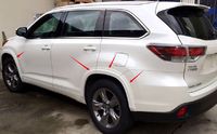 Расширители колесных арок фендера для TOYOTA Highlander 2015+