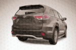 Защита заднего бампера d57 "волна" для Toyota Highlander (2014)