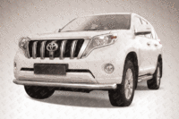 Защита переднего бампера d76 Toyota Land Cruiser Prado (2014)