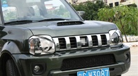 Хром решетка радиатора в стиле Хамер на Suzuki Jimny 