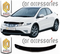 Дефлектор капота (прозрачный) HONDA CIVIC (07-)