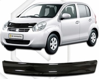 Дефлектор капота (черный) TOYOTA PASSO (2010-)