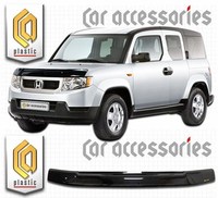 Дефлектор капота (серый) для Honda Element 08-10