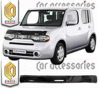 Дефлектор капота (черный) NISSAN CUBE (2009-2012)