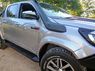 Подножки штатные черные для Toyota Hilux 2015+