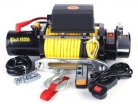 Лебедка электрическая 12V Electric Winch 9500lbs / 4310 кг с кевларовым тросом 10mm 2535