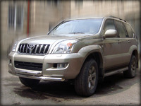 Защита переднего бампера (дуга) TOYOTA LAND CRUISER PRADO 120 (2003-2009) двойная