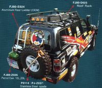 Бампер задний металлический FJ80-B027 для TOYOTA LAND CRUISER 80