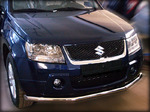 Дуга передняя по низу бампера d-60 загибами (GVN_7) для Suzuki Grand Vitara (2012)