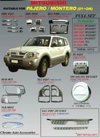 Хромированные накладки кузова FSPAJERO MITSUBISHI PAJERO