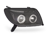 Фары тюнинговые (Ангельские глазки) для TOYOTA HILUX SURF/ 4RANNER 02-05г.