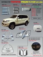 Хромированные накладки комплект FS-FJ120 LAND CRUISER PRADO 120